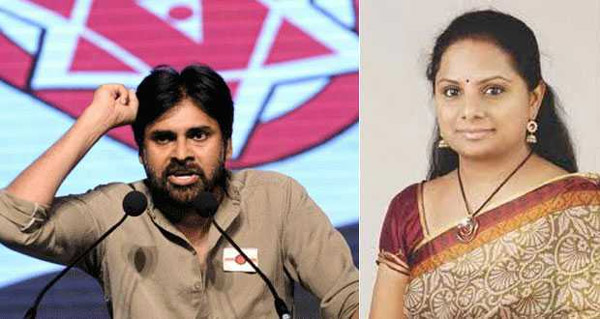 telangana state,mp kavitha,pawan kalyan,kakinada speech,power star  పవన్ స్పీచ్ కి కవిత యమా ఖుషీ..!